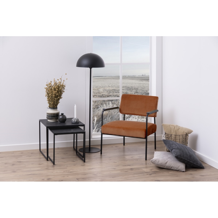 Set aus 2 Couchtischen ALMA in Anthrazit