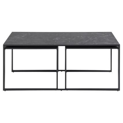 Set aus 3 Couchtischen ALMA in Anthrazit