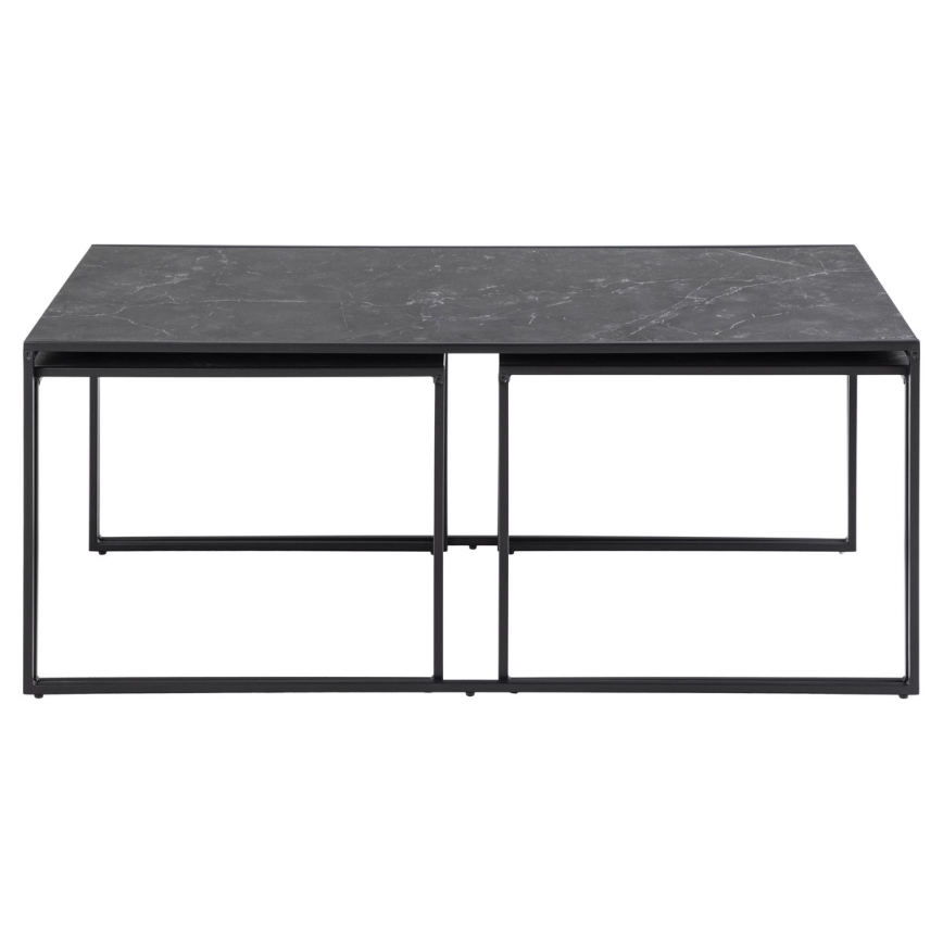 Set aus 3 Couchtischen ALMA in Anthrazit