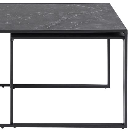Set aus 3 Couchtischen ALMA in Anthrazit