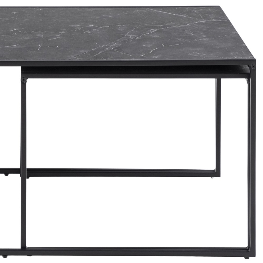 Set aus 3 Couchtischen ALMA in Anthrazit