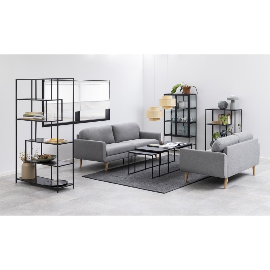 Set aus 3 Couchtischen ALMA in Anthrazit
