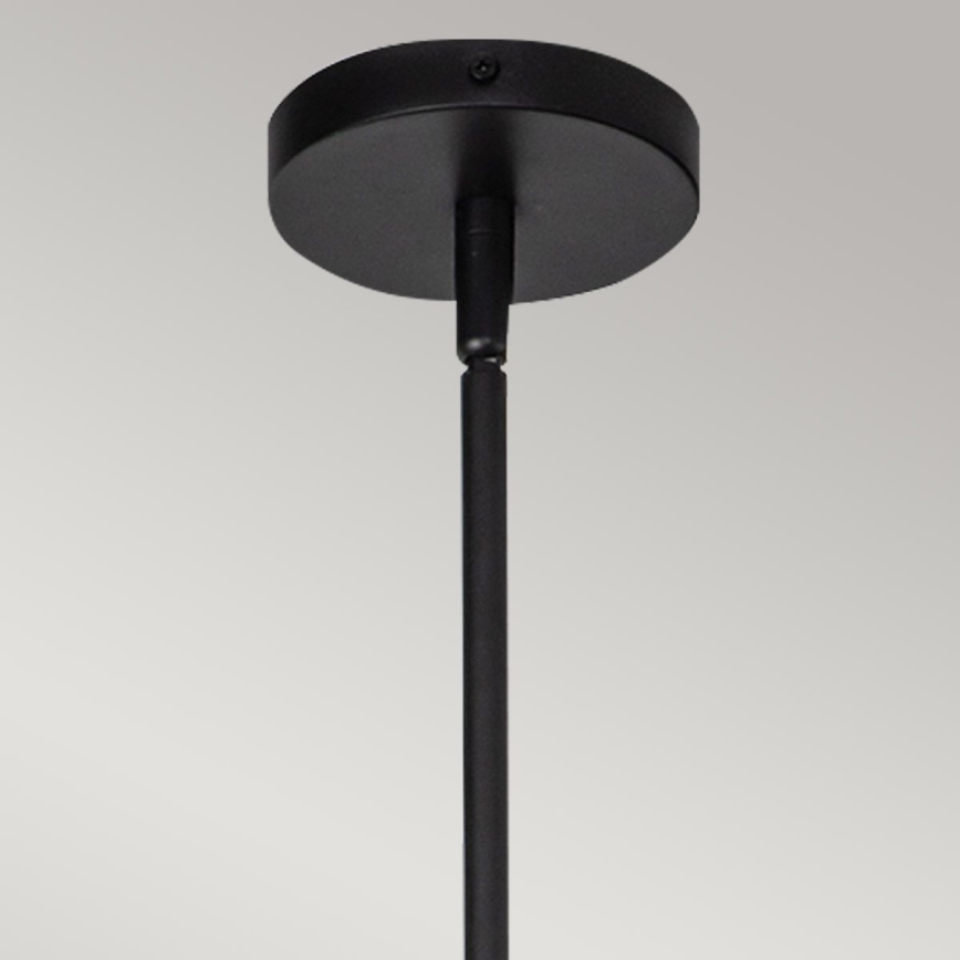 Alora Mood - Pendelleuchte an Stange DAPHNE 1xE27/60W/230V Ø 18,1 cm schwarz/braun