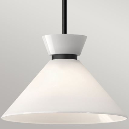 Alora Mood - Pendelleuchte an Stange HALSTON 1xE27/60W/230V schwarz