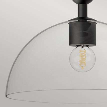 Alora Mood - Pendelleuchte mit Stange JUDE 1xE27/60W/230V schwarz