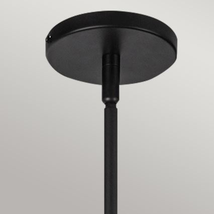 Alora Mood - Pendelleuchte mit Stange PERTH 1xE27/60W/230V Ø 37,5 cm, schwarz
