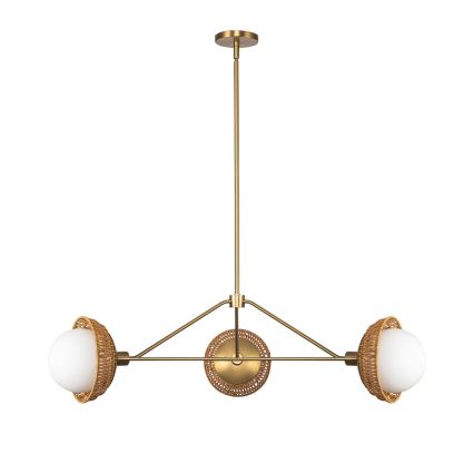 Alora Mood - Pendelleuchte mit Stange PERTH 3xE14/40W/230V goldfarben
