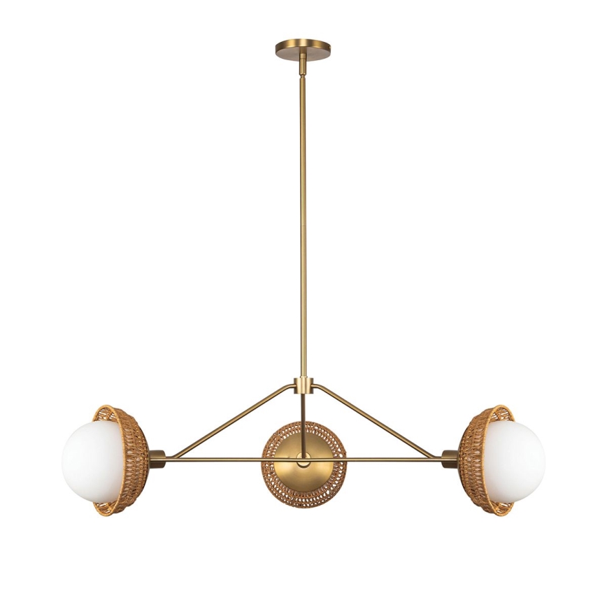 Alora Mood - Pendelleuchte mit Stange PERTH 3xE14/40W/230V goldfarben