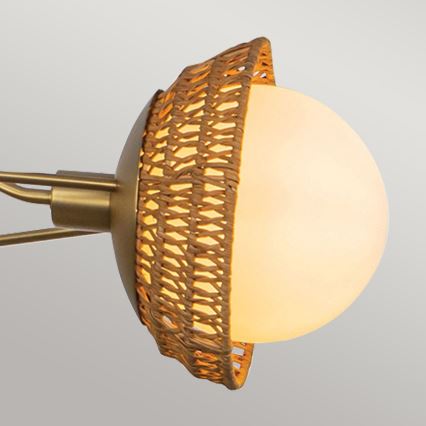 Alora Mood - Pendelleuchte mit Stange PERTH 3xE14/40W/230V goldfarben