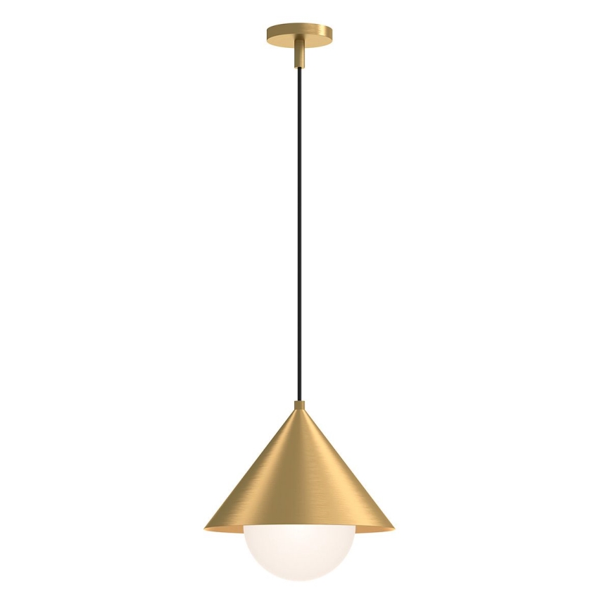 Alora Mood - Pendelleuchte an Kabel REMYCK 1xE27/60W/230V Ø 34,3 cm goldfarben