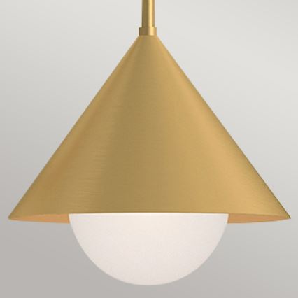 Alora Mood - Pendelleuchte mit Stange REMYCK 3xE27/60W/230V goldfarben