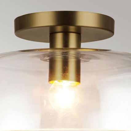 Alora Mood ALM-SYLVIA-SF-BG-CL - Deckenleuchte SYLVIA 1xE27/60W/230V goldfarben