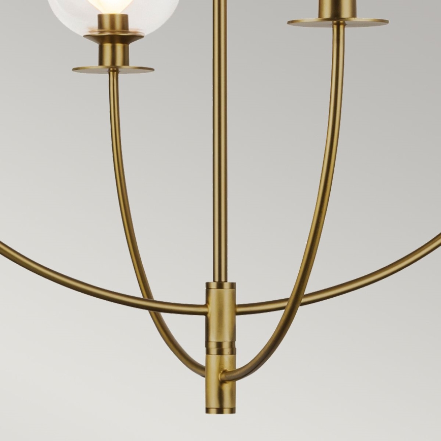 Alora Mood - Pendelleuchte an Stange SYLVIA 4xE14/40W/230V gold