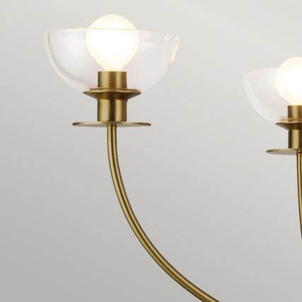 Alora Mood - Pendelleuchte an Stange SYLVIA 4xE14/40W/230V gold