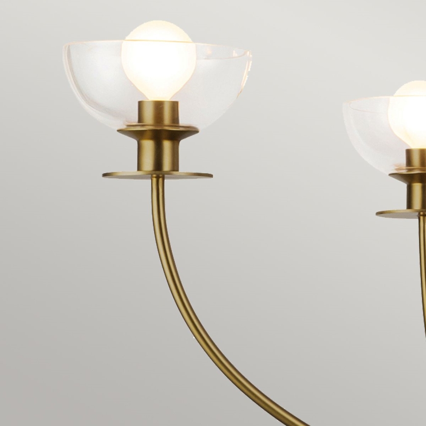 Alora Mood - Pendelleuchte an Stange SYLVIA 4xE14/40W/230V gold