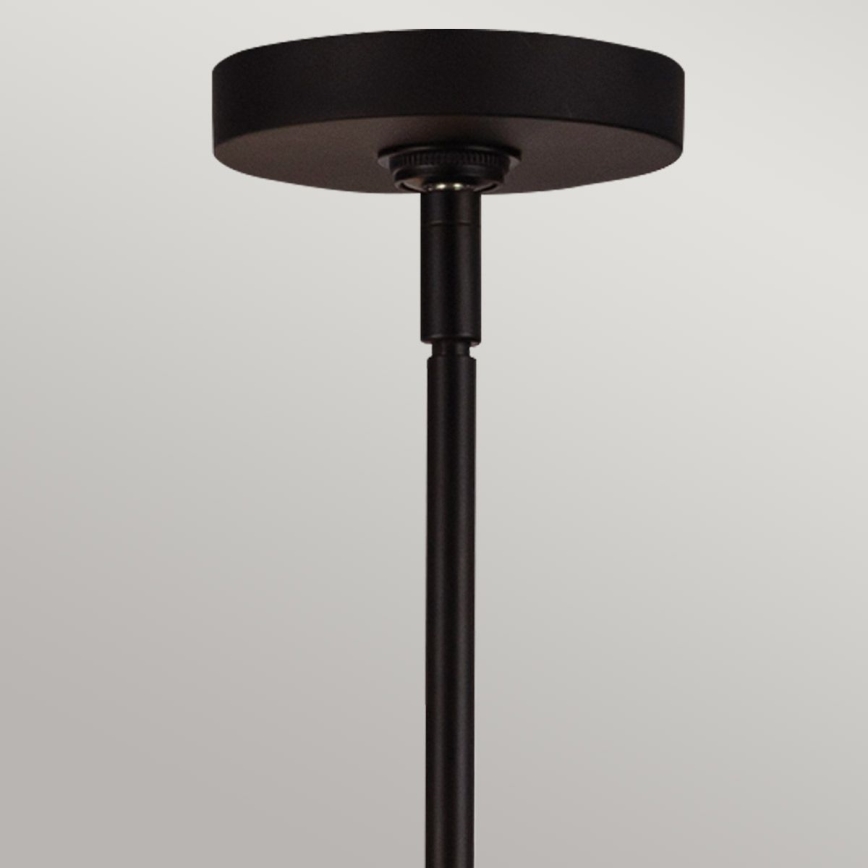 Alora Mood - Pendelleuchte mit Stange SYLVIA 4xE14/40W/230V schwarz