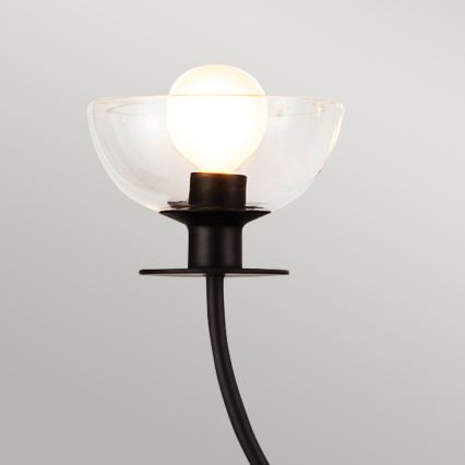 Alora Mood - Pendelleuchte mit Stange SYLVIA 4xE14/40W/230V schwarz