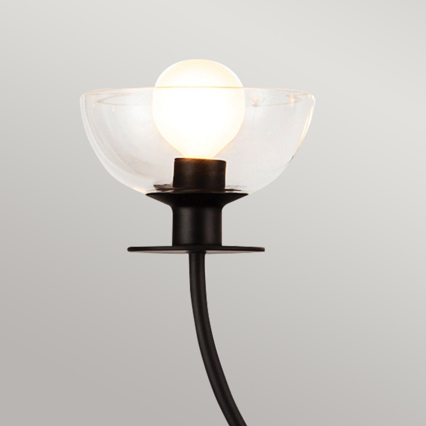 Alora Mood - Pendelleuchte mit Stange SYLVIA 4xE14/40W/230V schwarz