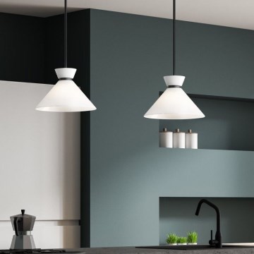 Alora Mood - Pendelleuchte an Stange HALSTON 1xE27/60W/230V schwarz