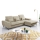 ALTA Polsterecksofa mit Schlaffunktion und Stauraum, L-Form, rechts, Beige