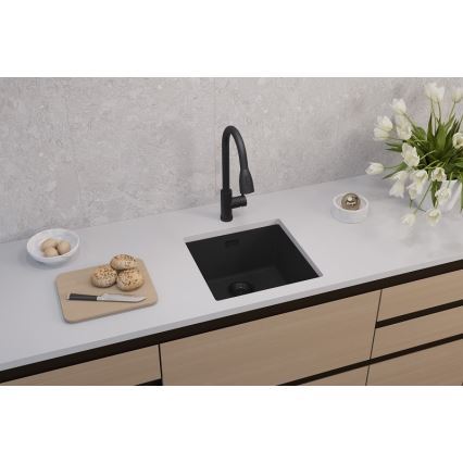 ALVEUS 1150048 - Küchenspüle OMNI 45x45 cm Granit/Schwarz