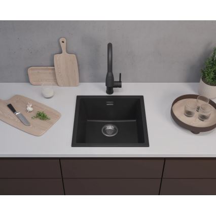 ALVEUS 1150048 - Küchenspüle OMNI 45x45 cm Granit/Schwarz