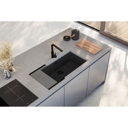 ALVEUS 1150064 - Küchenspüle OMNI 75x45 cm Granit/Schwarz