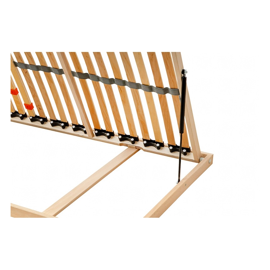Ambiamo – Flexibler Lattenrost mit seitlicher Klappfunktion und Gasdruckfedern ODENSE 90x200 cm rechts