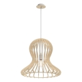 Amplex - Pendelleuchte mit Kabel 1xE27/20W/230V beige