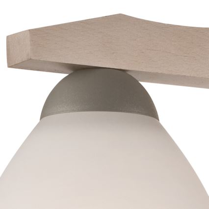 Anbauleuchte ADRIANO 3xE27/60W/230V Buche