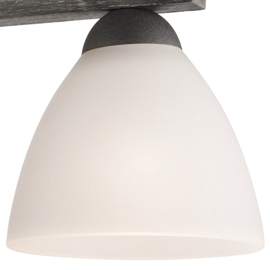 Anbauleuchte ADRIANO 3xE27/60W/230V Buche