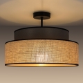 Anbauleuchte BOHO 1xE27/60W/230V d 40 cm braun/beige