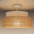 Anbauleuchte BOHO 1xE27/60W/230V d 40 cm cremefarben/beige
