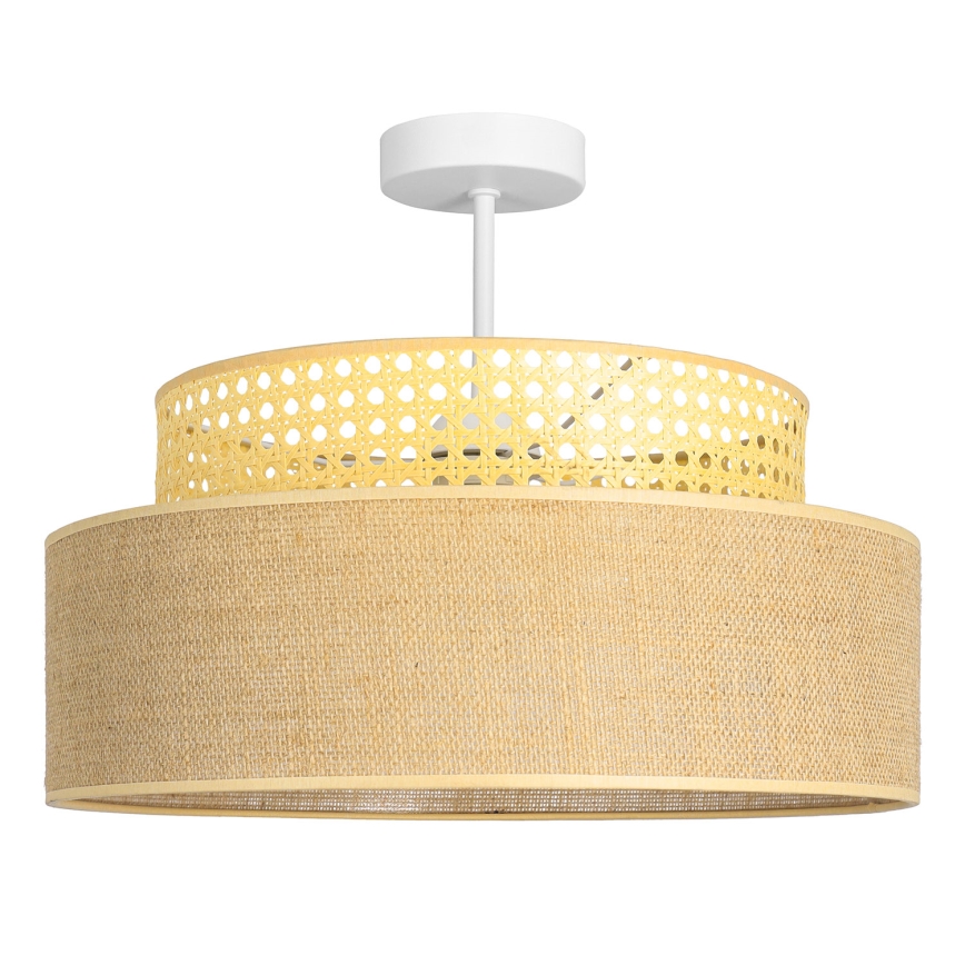 Anbauleuchte BOHO 1xE27/60W/230V Rattan