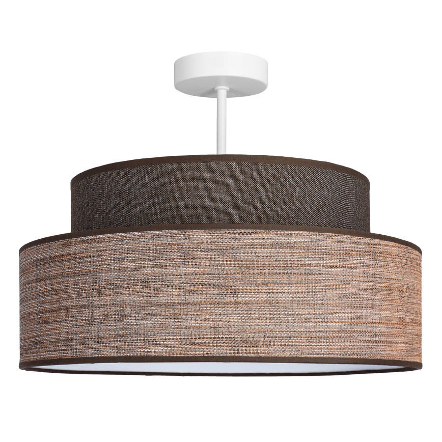 Anbauleuchte GRACE 1xE27/60W/230V braun/beige