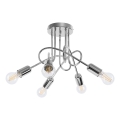 Anbauleuchte LOOP 5xE27/15W/230V glänzendes Chrom
