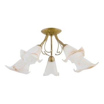 Anbauleuchte MARCELLO 5xE14/10W/230V golden