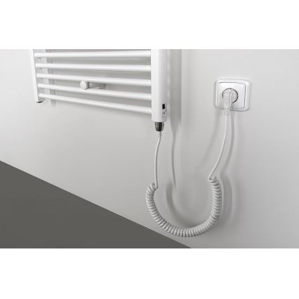 Aqualine - Badezimmer-Elektro-Heizkörper DIRECT-E 300W/230V 96 cm weiß gerade