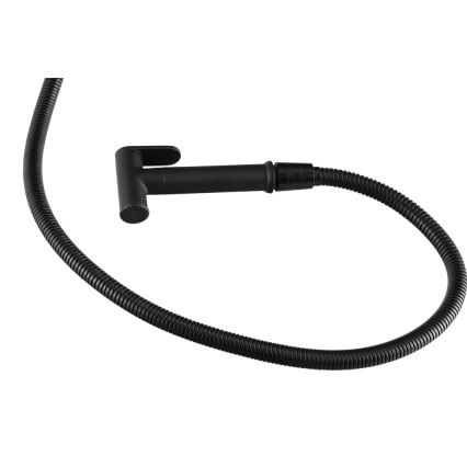 Aqualine - Bidetarmatur mit Brause für Unterputzmontage matt schwarz