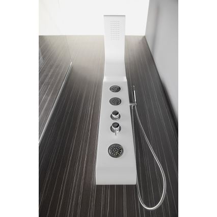 Aqualine - Duschpaneel YUKI mattweiß