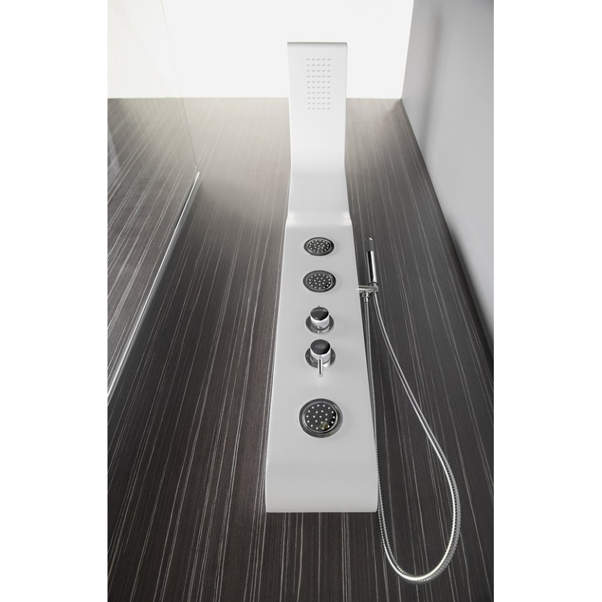 Aqualine - Duschpaneel YUKI mattweiß