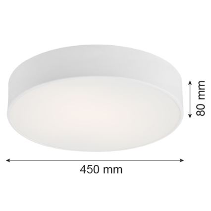 Argon 1188 - Deckenleuchte DARLING 3xE27/15W/230V Ø 45 cm Weiß