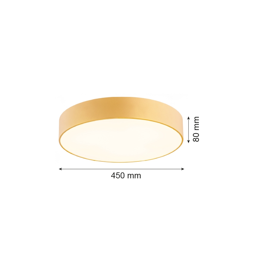 Argon 1458 - Deckenleuchte DARLING 3xE27/15W/230V Ø 45 cm gold