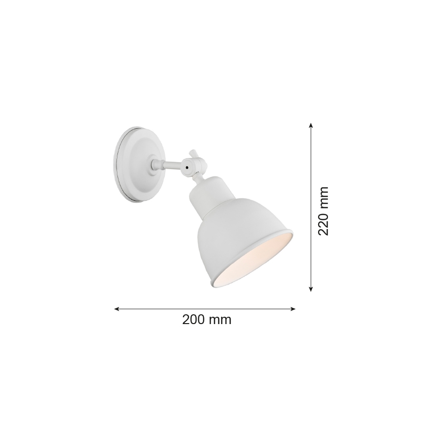 Argon 3172 - Wandleuchte EUFRAT 1xE27/60W/230V
