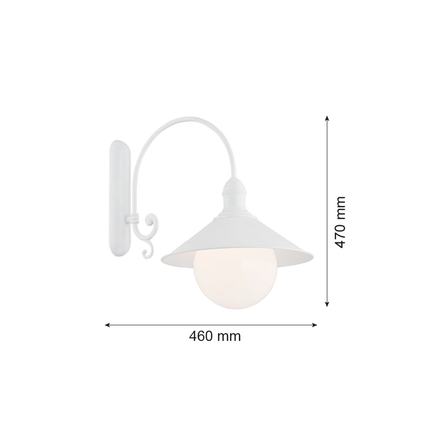 Argon 3297 - Wandleuchte ERBA BIS 1xE27/60W/230V