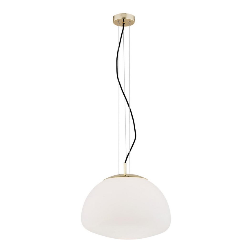 Argon 4317 - Hängeleuchte an Seil TRINI 1xE27/15W/230V Ø 40 cm goldfarben