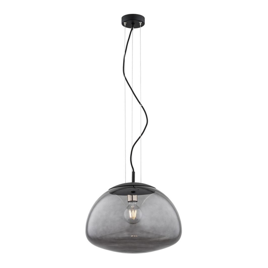 Argon 4350 - Hängeleuchte an Seil TRINI 1xE27/15W/230V Ø 40 cm schwarz