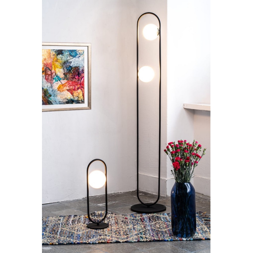 Argon 7071 - Stehlampe ROVETTO 2xE14/7W/230V schwarz/gold