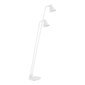 Argon 7076 - Bodenlampe AVALONE 2xE27/15W/230V weiß