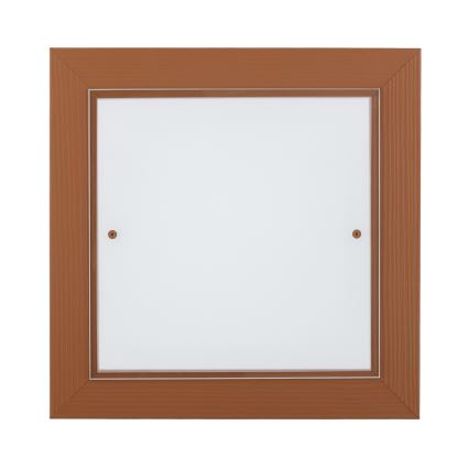 Argon 7268 - Deckenleuchte TABOR 2xE27/15W/230V 32x32 cm Terrakotta